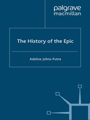 cover image of The History of the Epic